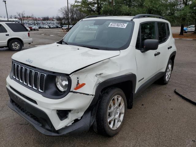 ZACNJBAB2KPK68153 - 2019 JEEP RENEGADE SPORT Սպիտակ լուսանկար 2