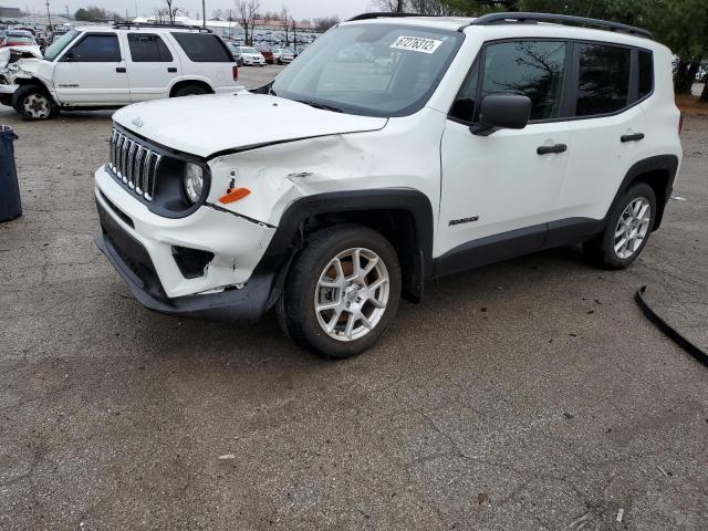 ZACNJBAB2KPK68153 - 2019 JEEP RENEGADE SPORT WHITE photo 9