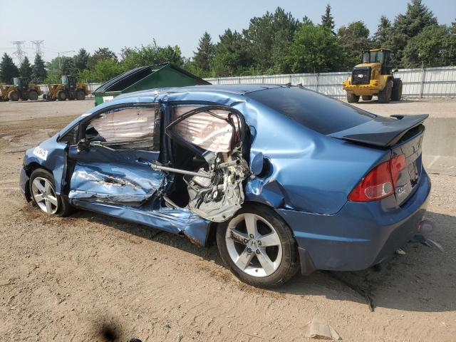 1HGFA165X6L093392 - 2006 HONDA CIVIC LX BLUE photo 2