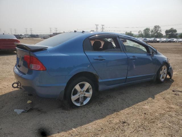 1HGFA165X6L093392 - 2006 HONDA CIVIC LX BLUE photo 3