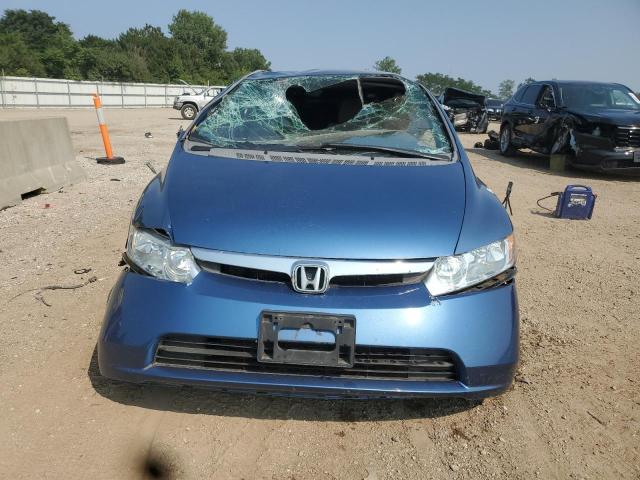 1HGFA165X6L093392 - 2006 HONDA CIVIC LX BLUE photo 5