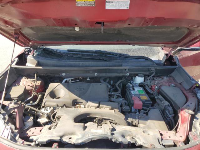 2T3W1RFV4LW077212 - 2020 TOYOTA RAV4 XLE RED photo 12