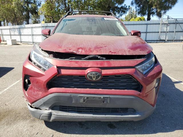 2T3W1RFV4LW077212 - 2020 TOYOTA RAV4 XLE RED photo 5