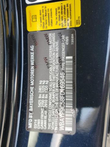 WBAYP9C58FD169546 - 2015 BMW 650 I BLUE photo 12