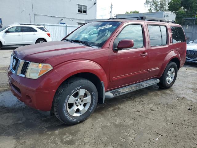 5N1AR18W66C604793 - 2006 NISSAN PATHFINDER LE 红色 照片 1