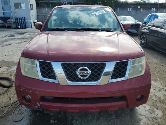 5N1AR18W66C604793 - 2006 NISSAN PATHFINDER LE 红色 照片 5