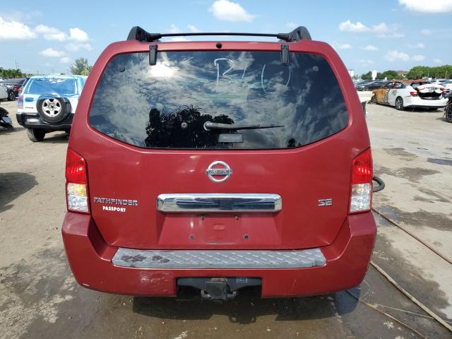 5N1AR18W66C604793 - 2006 NISSAN PATHFINDER LE 红色 照片 6
