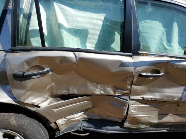 2HKYF18117H536456 - 2007 HONDA PILOT LX GOLD photo 10