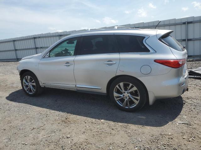 5N1AL0MM6EC525414 - 2014 INFINITI QX60 SILVER photo 2