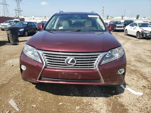 2T2BK1BA0FC338930 - 2015 LEXUS RX 350 BASE BURGUNDY photo 5