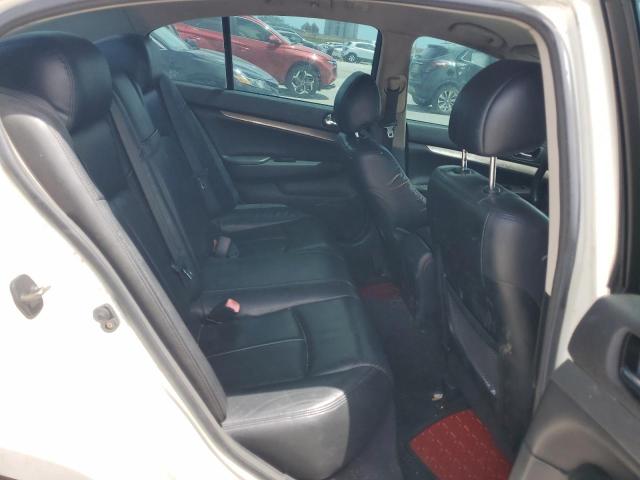 JN1CV6AP6AM407878 - 2010 INFINITI G37 BASE WHITE photo 10