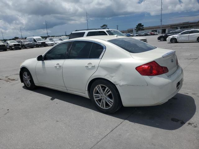 JN1CV6AP6AM407878 - 2010 INFINITI G37 BASE WHITE photo 2