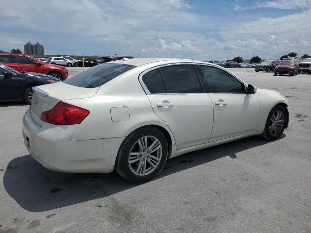 JN1CV6AP6AM407878 - 2010 INFINITI G37 BASE WHITE photo 3