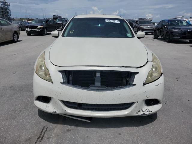 JN1CV6AP6AM407878 - 2010 INFINITI G37 BASE WHITE photo 5