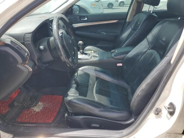 JN1CV6AP6AM407878 - 2010 INFINITI G37 BASE WHITE photo 7