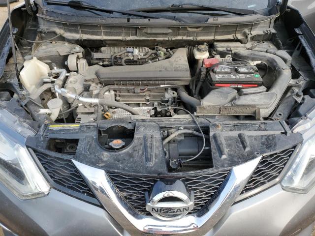 5N1AT2MV6EC794467 - 2014 NISSAN ROGUE S GRAY photo 12