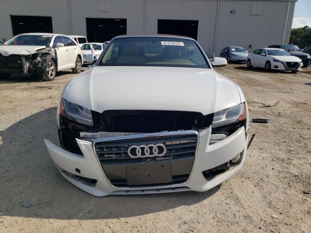 WAUVFAFH9CN007203 - 2012 AUDI A5 PRESTIGE WHITE photo 5