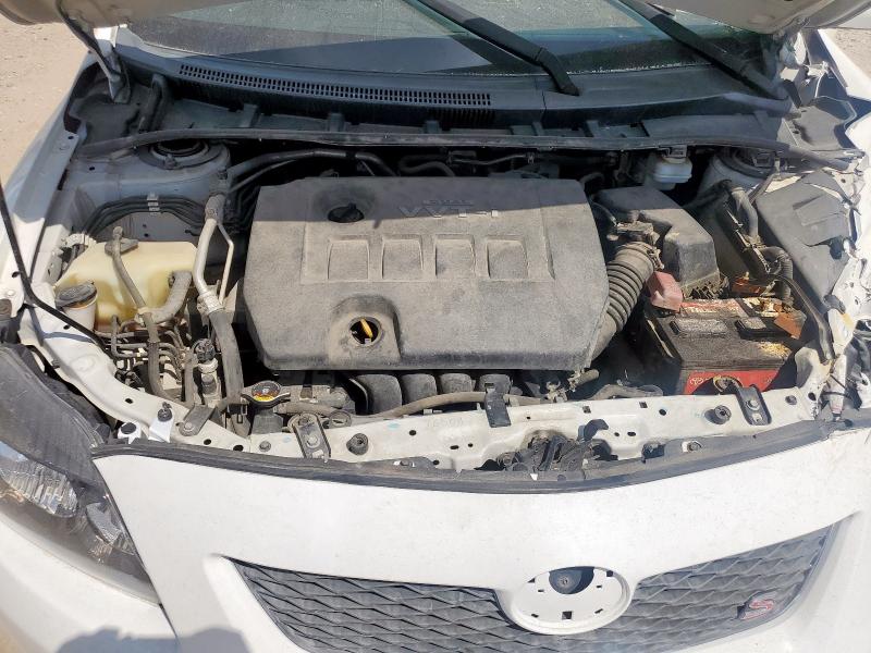 2T1BU4EE2AC493955 - 2010 TOYOTA COROLLA BASE WHITE photo 11