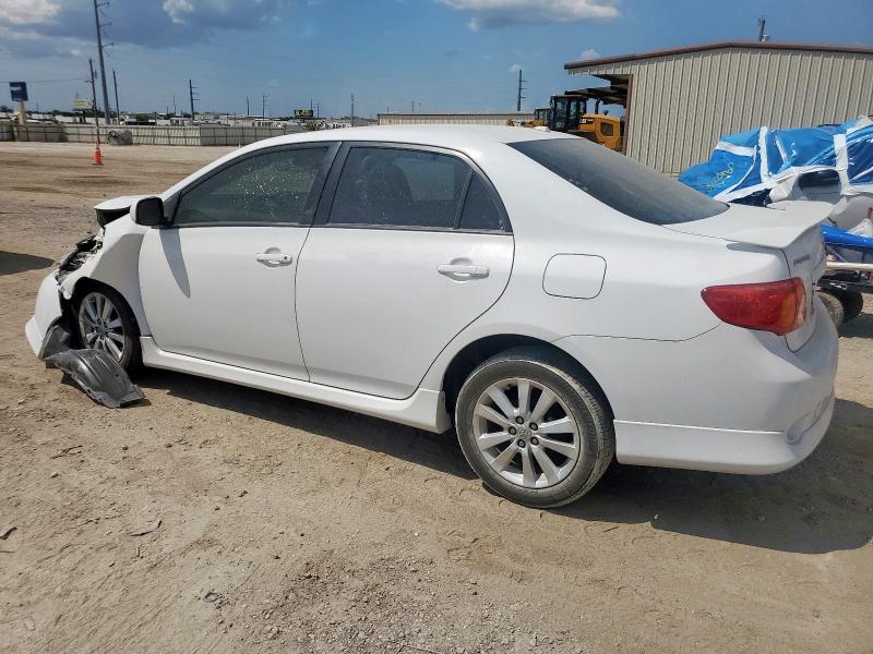 2T1BU4EE2AC493955 - 2010 TOYOTA COROLLA BASE WHITE photo 2