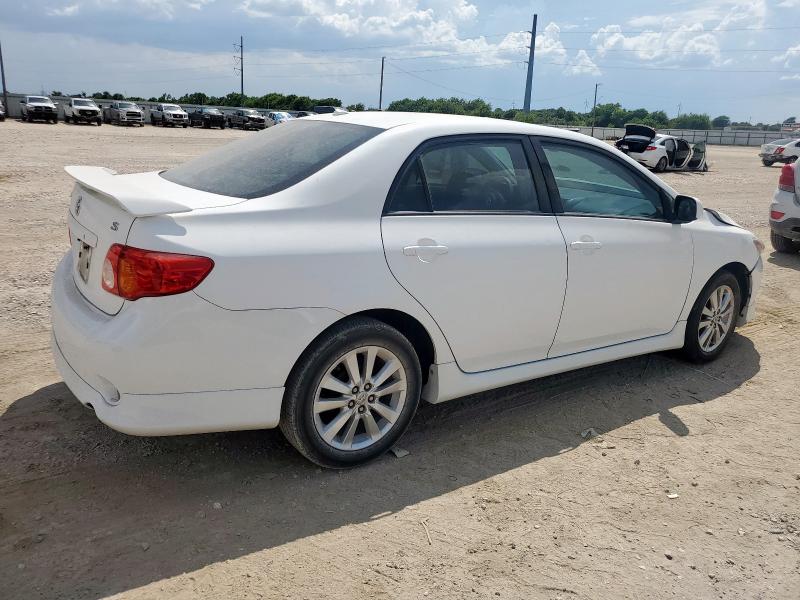 2T1BU4EE2AC493955 - 2010 TOYOTA COROLLA BASE WHITE photo 3