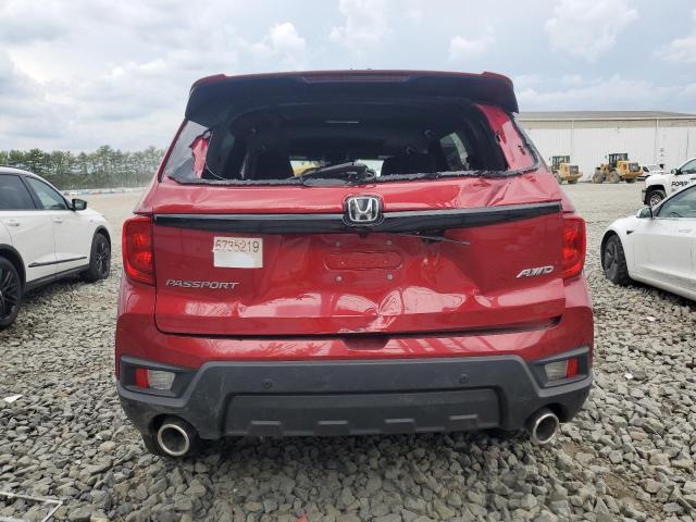 5FNYF8H50RB009554 - 2024 HONDA PASSPORT EXL Kırmızı fotoğraf 6