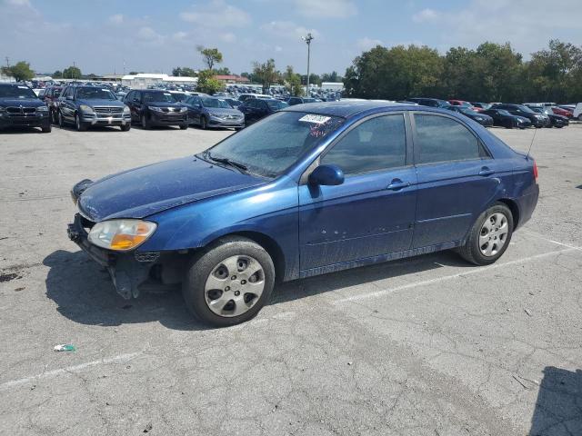 KNAFE121285496096 - 2008 KIA SPECTRA EX BLUE photo 1