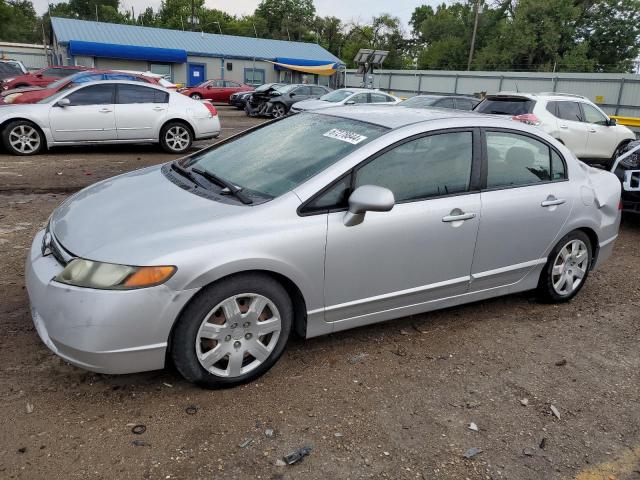 1HGFA165X7L121628 - 2007 HONDA CIVIC LX SILVER photo 1