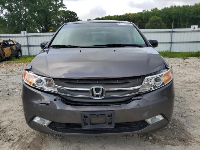 5FNRL5H93BB049955 - 2011 HONDA ODYSSEY TOURING GRAY photo 5