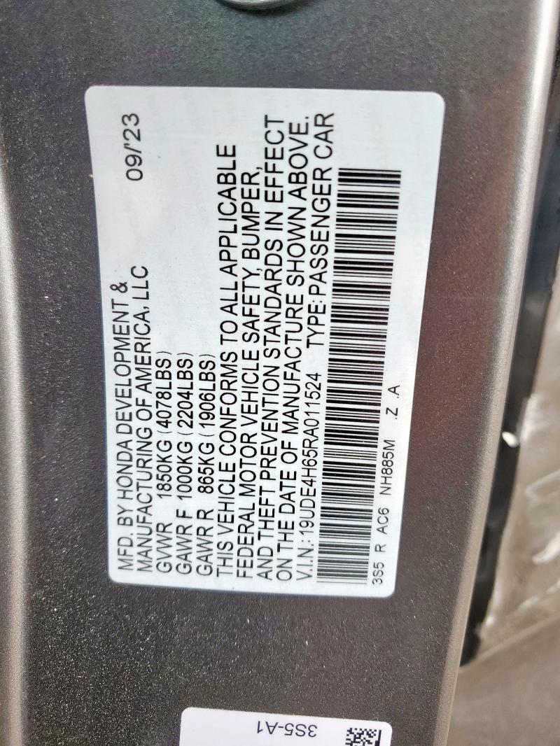 19UDE4H65RA011524 - 2024 ACURA INTEGRA A-SPEC TECH GRAY photo 12