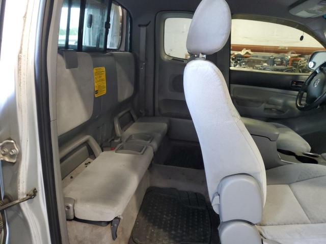 5TEUX42N87Z383998 - 2007 TOYOTA TACOMA ACCESS CAB ვერცხლისფერი ფოტო 10