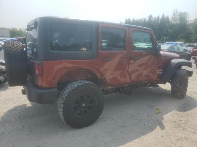 1C4BJWDG6EL269108 - 2014 JEEP WRANGLER U SPORT ORANGE photo 3