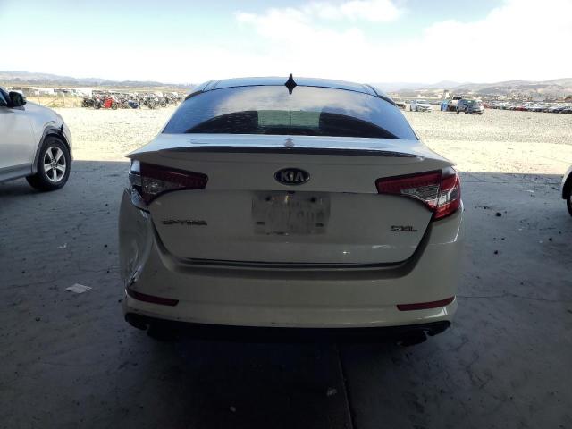5XXGR4A69DG130832 - 2013 KIA OPTIMA SX WHITE photo 6