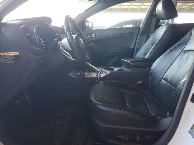 5XXGR4A69DG130832 - 2013 KIA OPTIMA SX WHITE photo 7