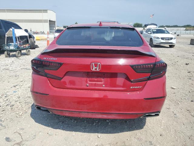 1HGCV1F38JA073667 - 2018 HONDA ACCORD SPORT 红色 照片 6