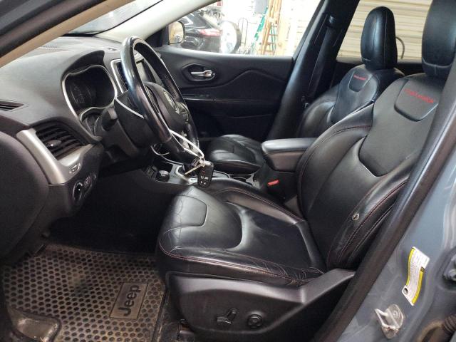 1C4PJMBS5EW160929 - 2014 JEEP CHEROKEE TRAILHAWK BLUE photo 7