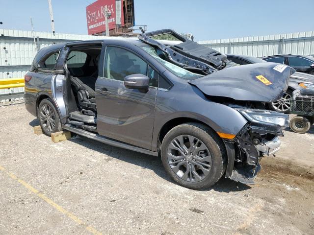 5FNRL6H80SB014352 - 2025 HONDA ODYSSEY TOURING GRAY photo 4