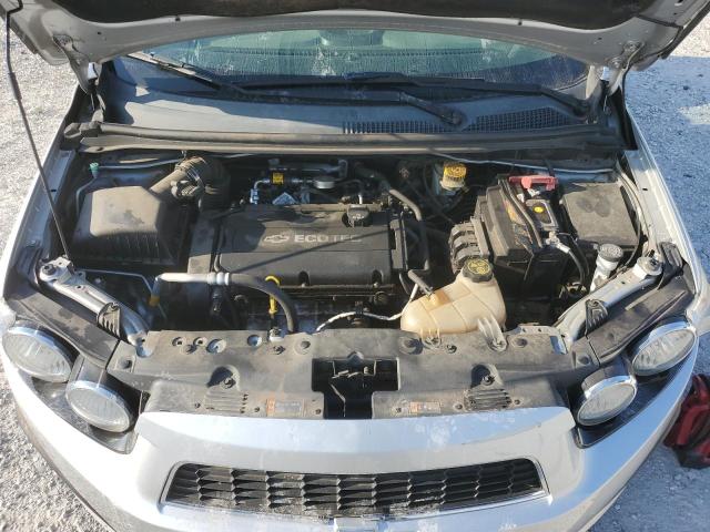 1G1JC6SH4F4135588 - 2015 CHEVROLET SONIC LT SILVER photo 11