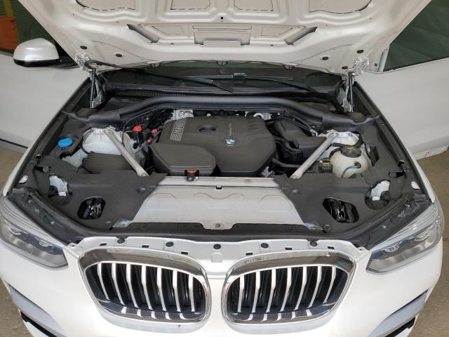 5UXTR9C5XKLP87361 - 2019 BMW X3 XDRIVE30I WHITE photo 12