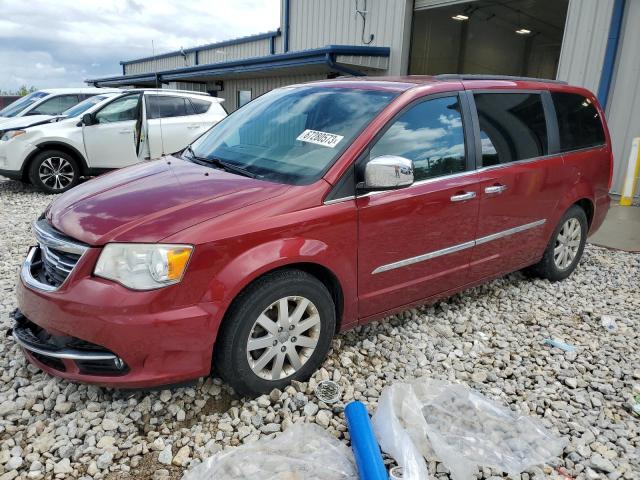 2C4RC1CGXCR193054 - 2012 CHRYSLER TOWN & COU TOURING L RED photo 1