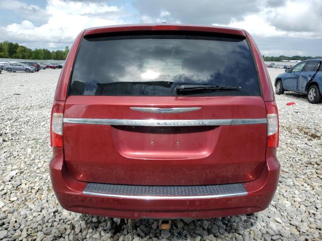 2C4RC1CGXCR193054 - 2012 CHRYSLER TOWN & COU TOURING L RED photo 6