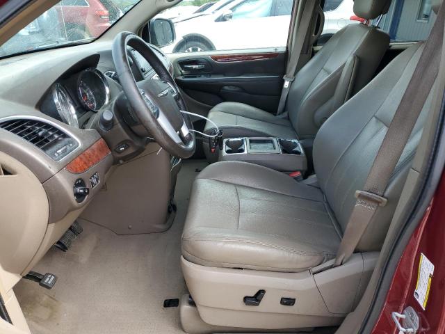 2C4RC1CGXCR193054 - 2012 CHRYSLER TOWN & COU TOURING L RED photo 7