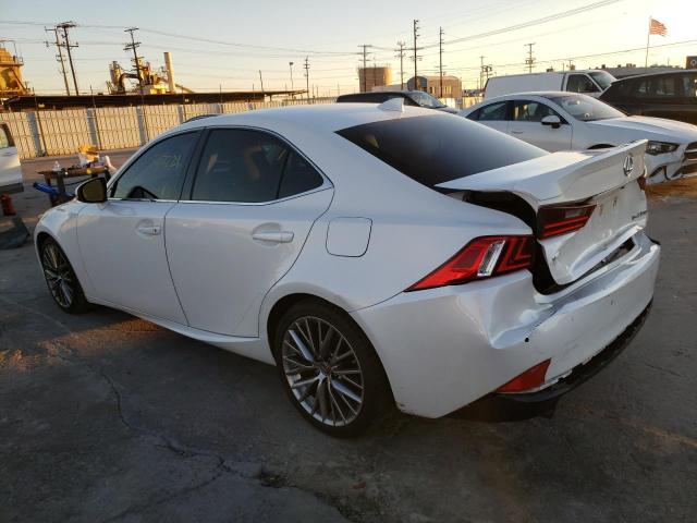 JTHBF1D26F5057273 - 2015 LEXUS IS 250 WHITE photo 3