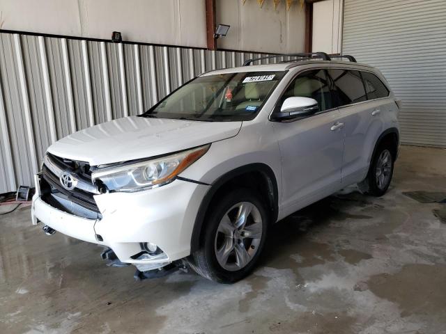 5TDYKRFHXFS044351 - 2015 TOYOTA HIGHLANDER LIMITED WHITE photo 1