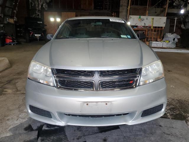 1C3CDZAB9CN325599 - 2012 DODGE AVENGER SE SILVER photo 5