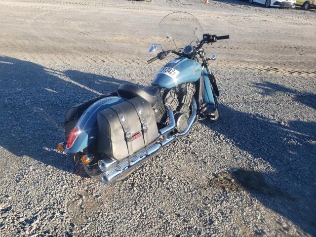 56KMSA11XN3187434 - 2022 INDIAN MOTORCYCLE CO. SCOUT SIXTY ABS BLUE photo 4