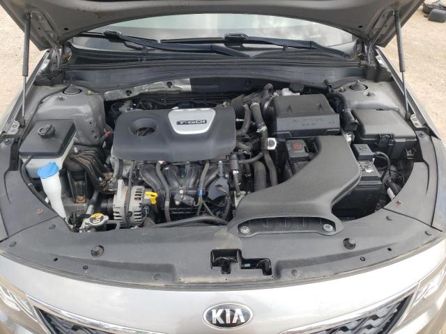 5XXGU4L10KG302694 - 2019 KIA OPTIMA EX SILVER photo 11