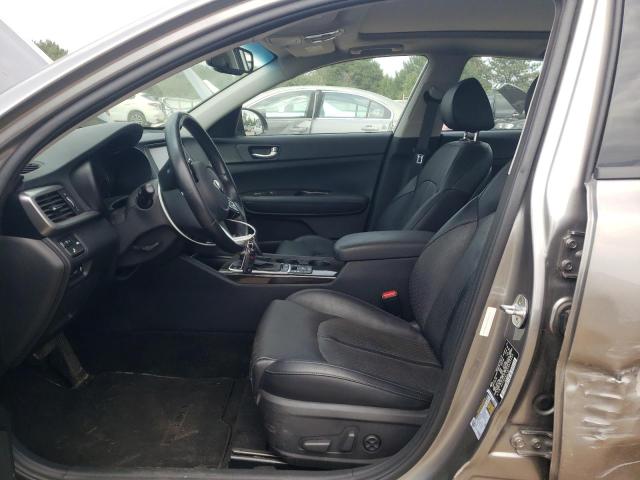 5XXGU4L10KG302694 - 2019 KIA OPTIMA EX SILVER photo 7