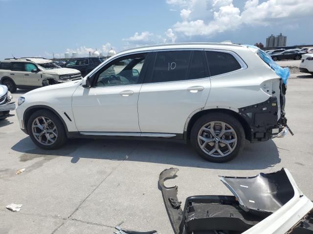 5UX43DP04N9J60101 - 2022 BMW X3 SDRIVE30I WHITE photo 2
