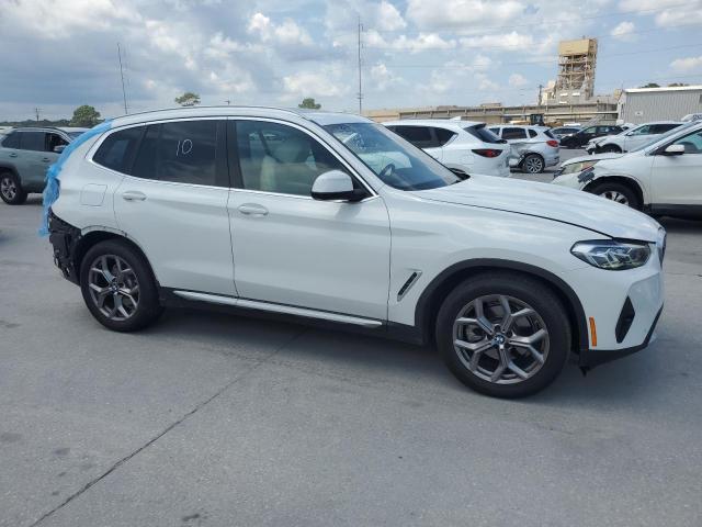 5UX43DP04N9J60101 - 2022 BMW X3 SDRIVE30I WHITE photo 4