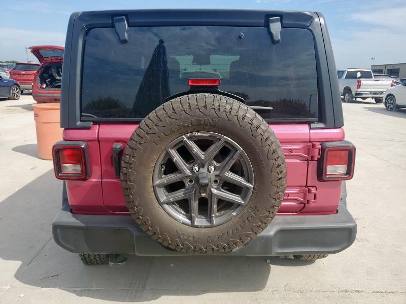 1C4PJXDN7RW360306 - 2024 JEEP WRANGLER SPORT PINK photo 6
